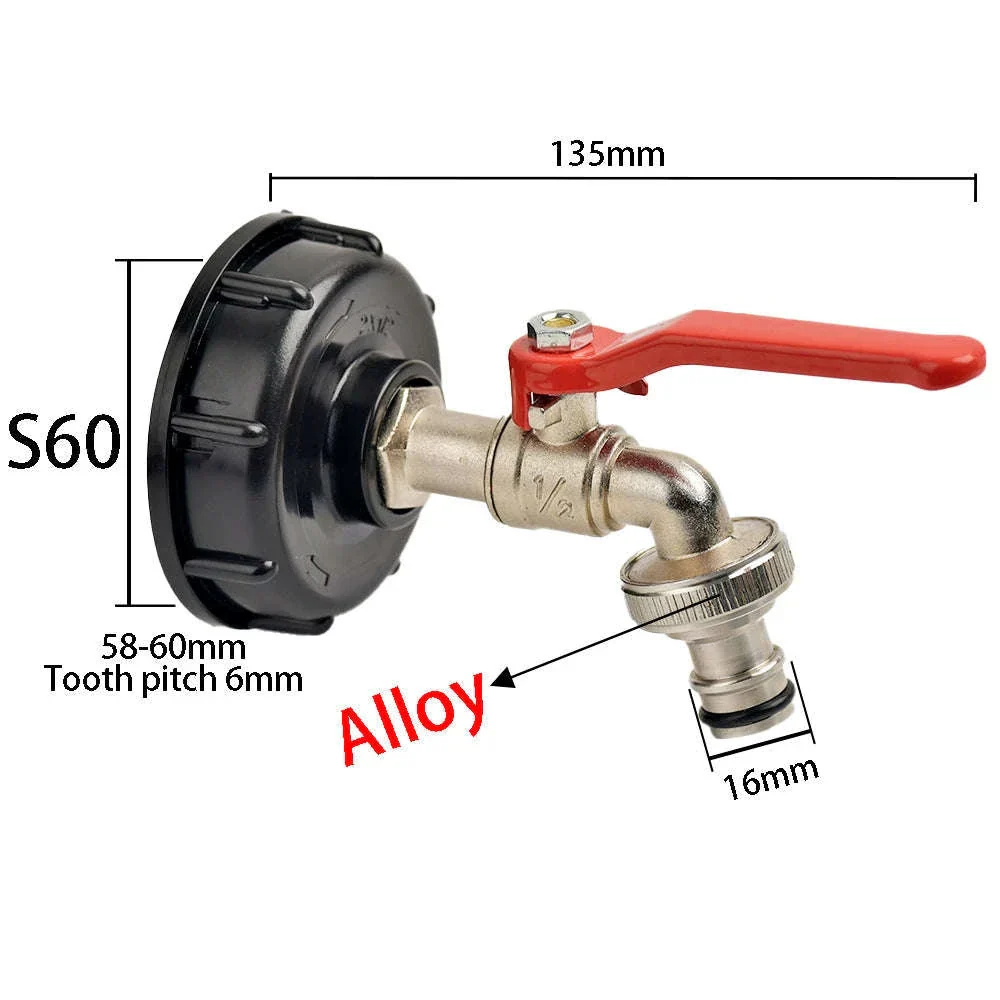 IBC Tank Tap Adapter S60*6 to 16mm Quick Connect - Image 9
