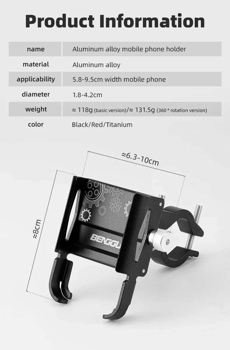 Universal Bike Phone Holder for Secure, Hands-Free Navigation - Image 8