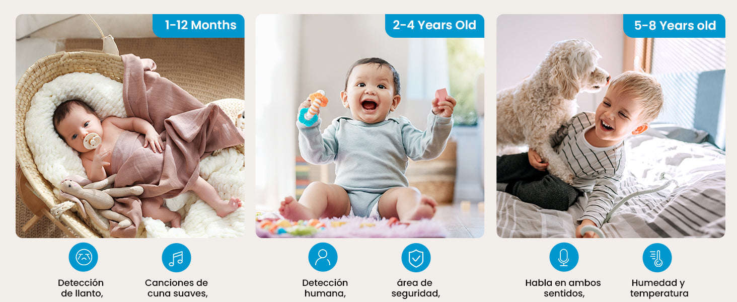 ieGeek 5" 2K Baby Monitor with 360° PTZ and Motion Alerts - Image 7