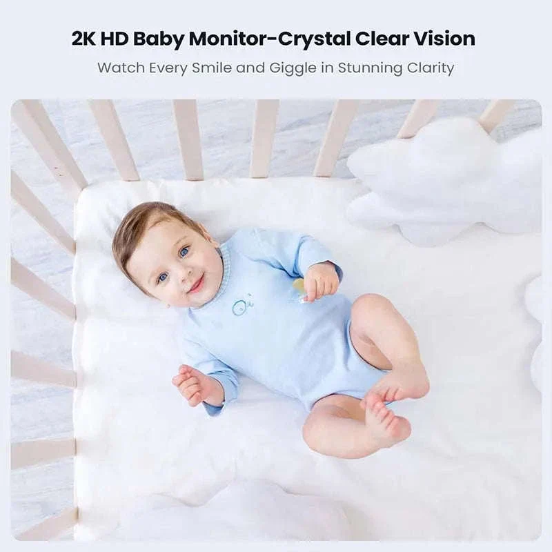 ieGeek 2K Baby Monitor with 5-Inch Screen, Night Vision - Image 5