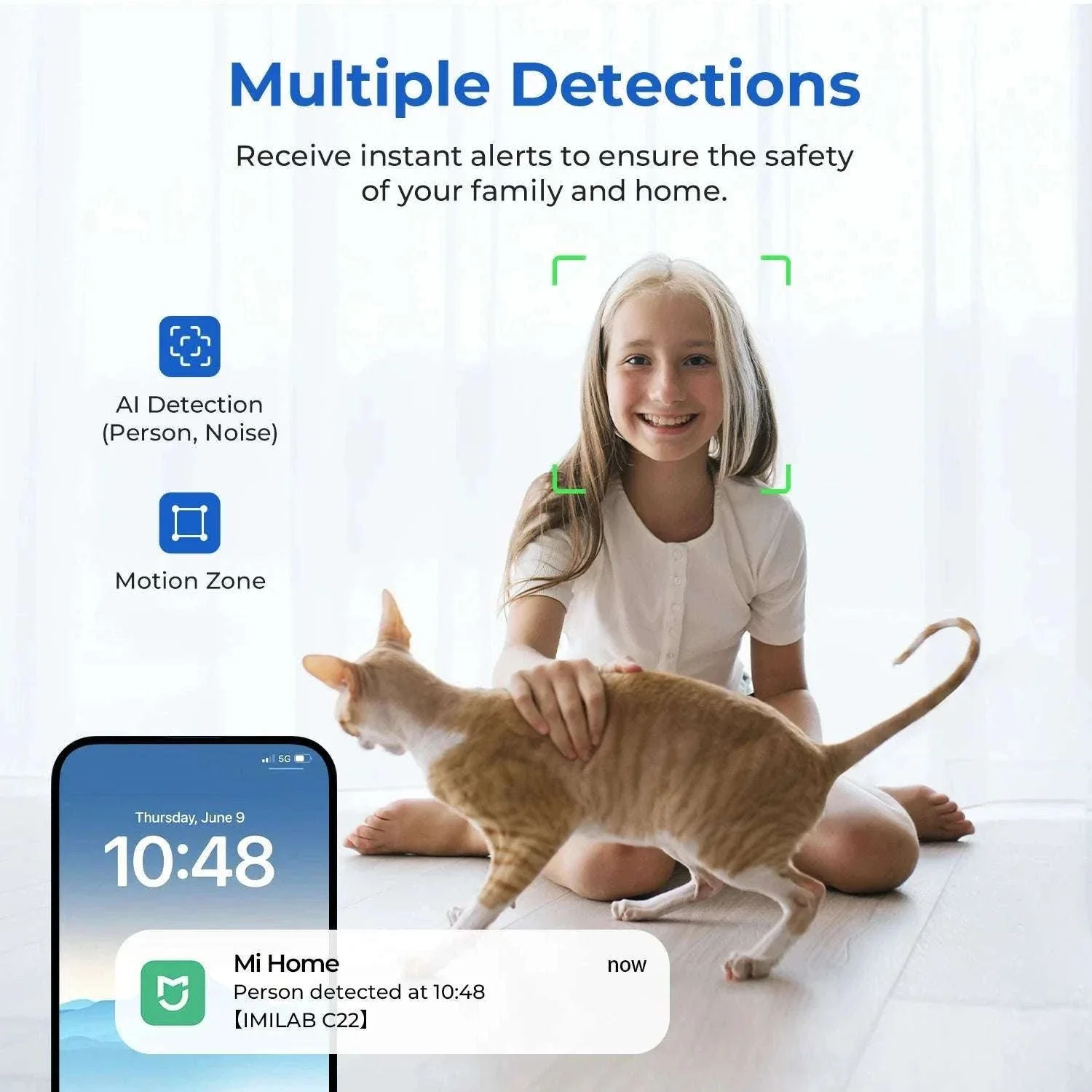 IMILAB 3K Indoor Baby Monitor Camera with 360° Tracking & Audio - Image 6