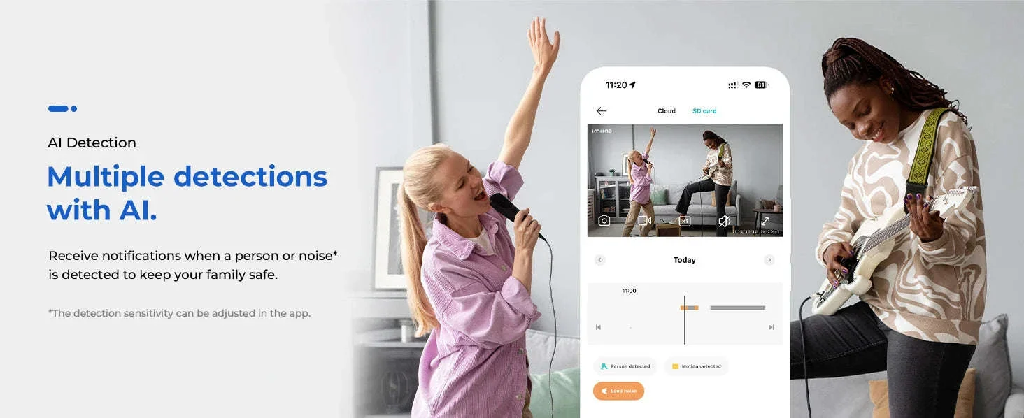 IMILAB C21 2.5K WiFi Indoor Baby Monitor with 360° Tracking - Image 11