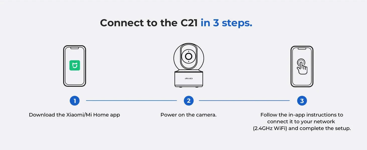IMILAB C21 2.5K WiFi Indoor Baby Monitor with 360° Tracking - Image 22