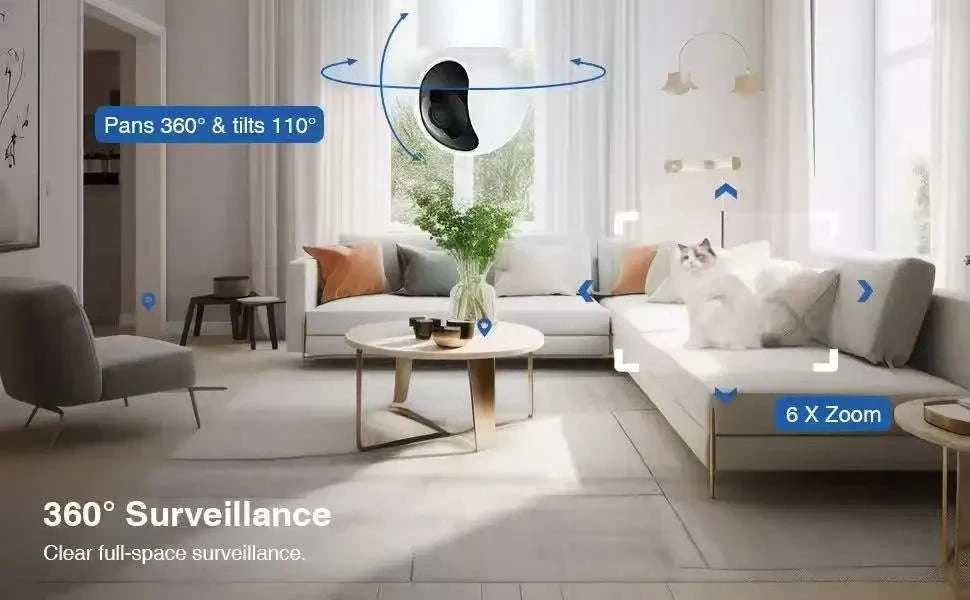 IMILAB C21 2.5K WiFi Indoor Baby Monitor with 360° Tracking - Image 8