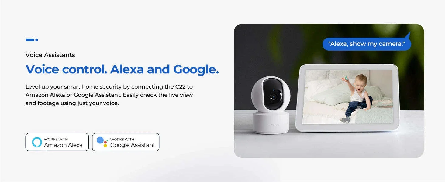 IMILAB C22 WiFi Baby Monitor with 360° PTZ and AI Tracking - Image 21