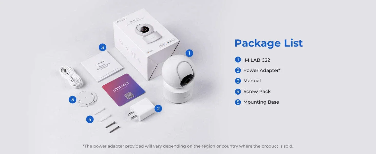 IMILAB C22 WiFi Baby Monitor with 360° PTZ and AI Tracking - Image 24