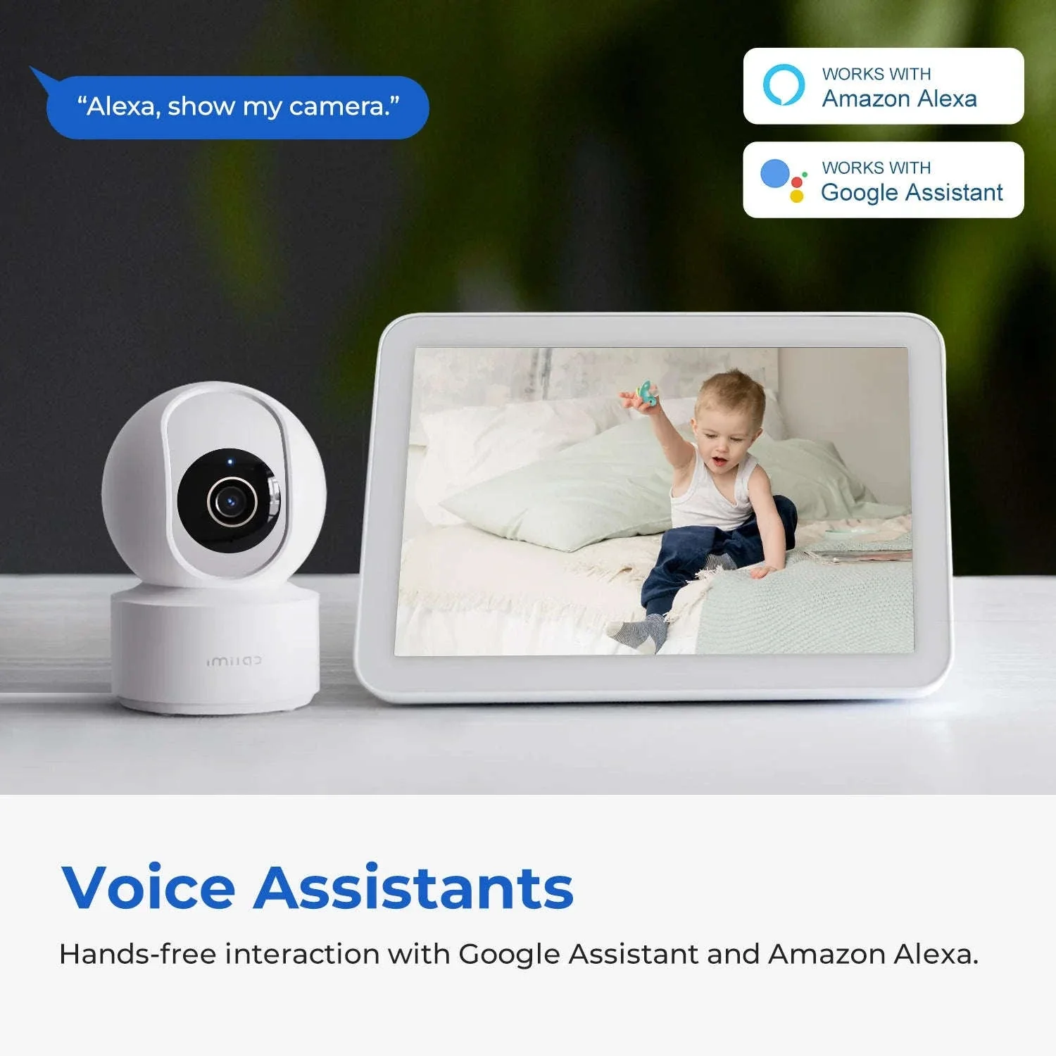 IMILAB C22 WiFi Baby Monitor with 360° PTZ and AI Tracking - Image 6