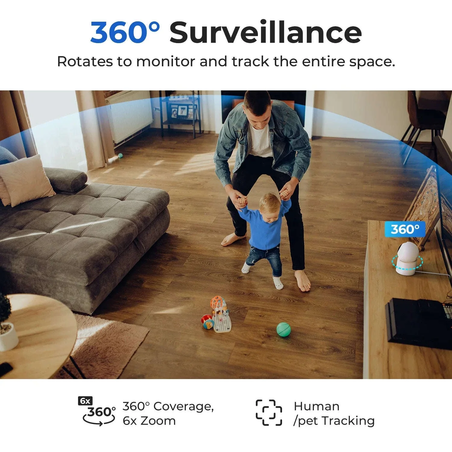 IMILAB C40 4K Indoor Security Camera with 360° Tracking - Image 4