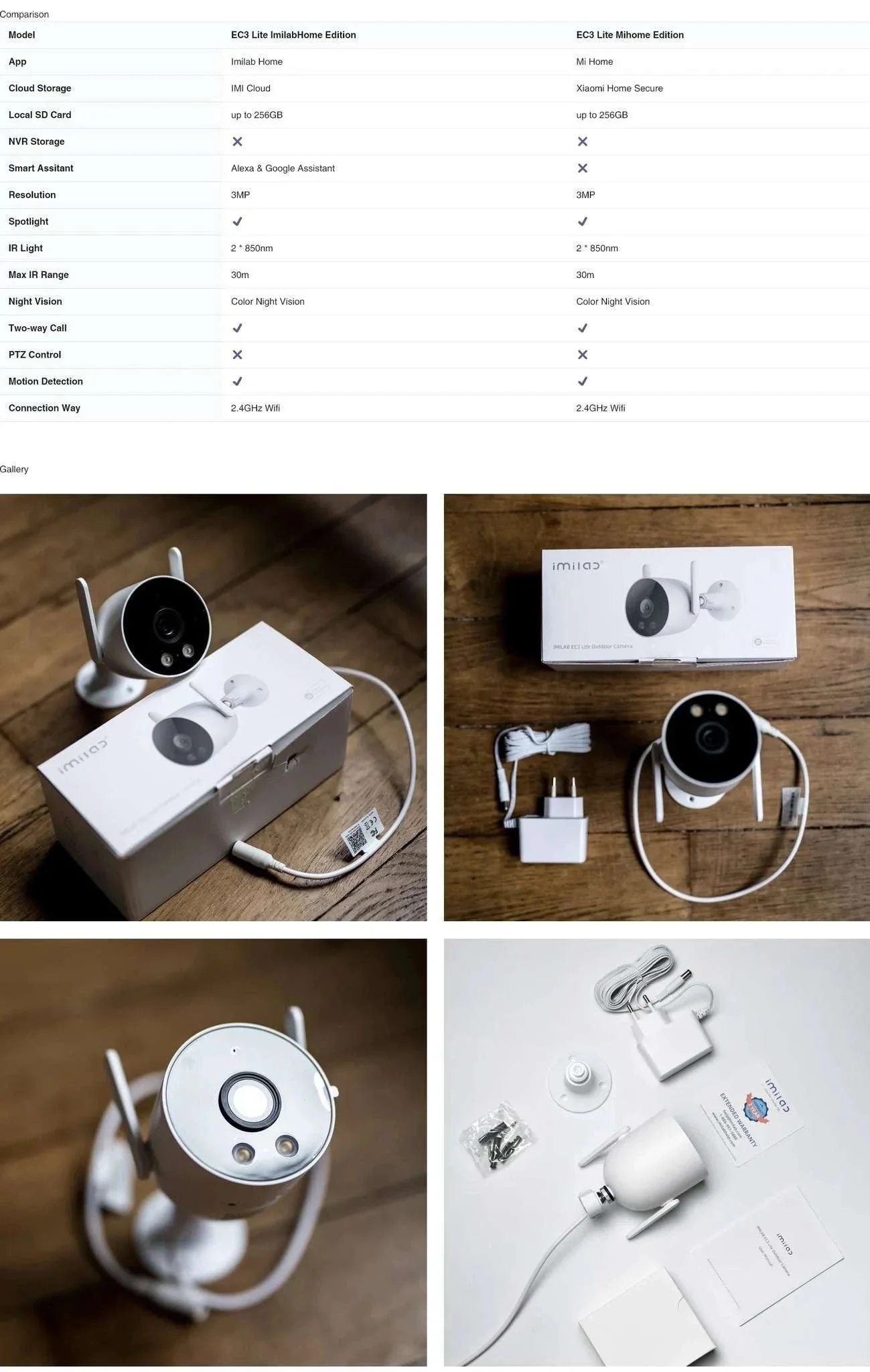 IMILAB EC3 Lite 2K Outdoor Security Camera with Siren & Night Vision - Image 20