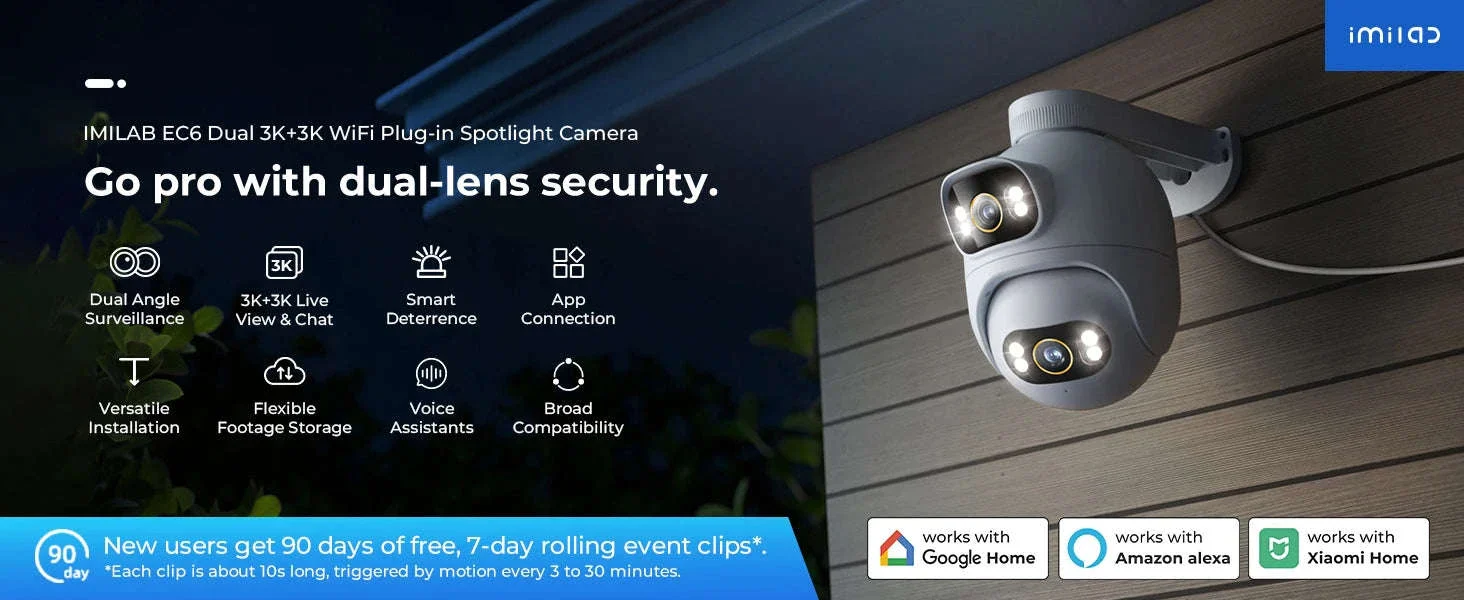 IMILAB EC6 Dual 10MP Outdoor WiFi Security Camera - Image 7