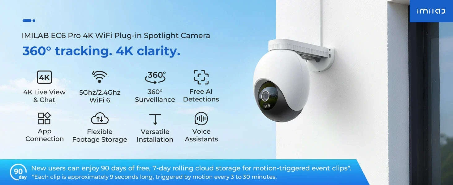 IMILAB EC6 Pro 8MP Outdoor Security Camera with AI Tracking - Image 7