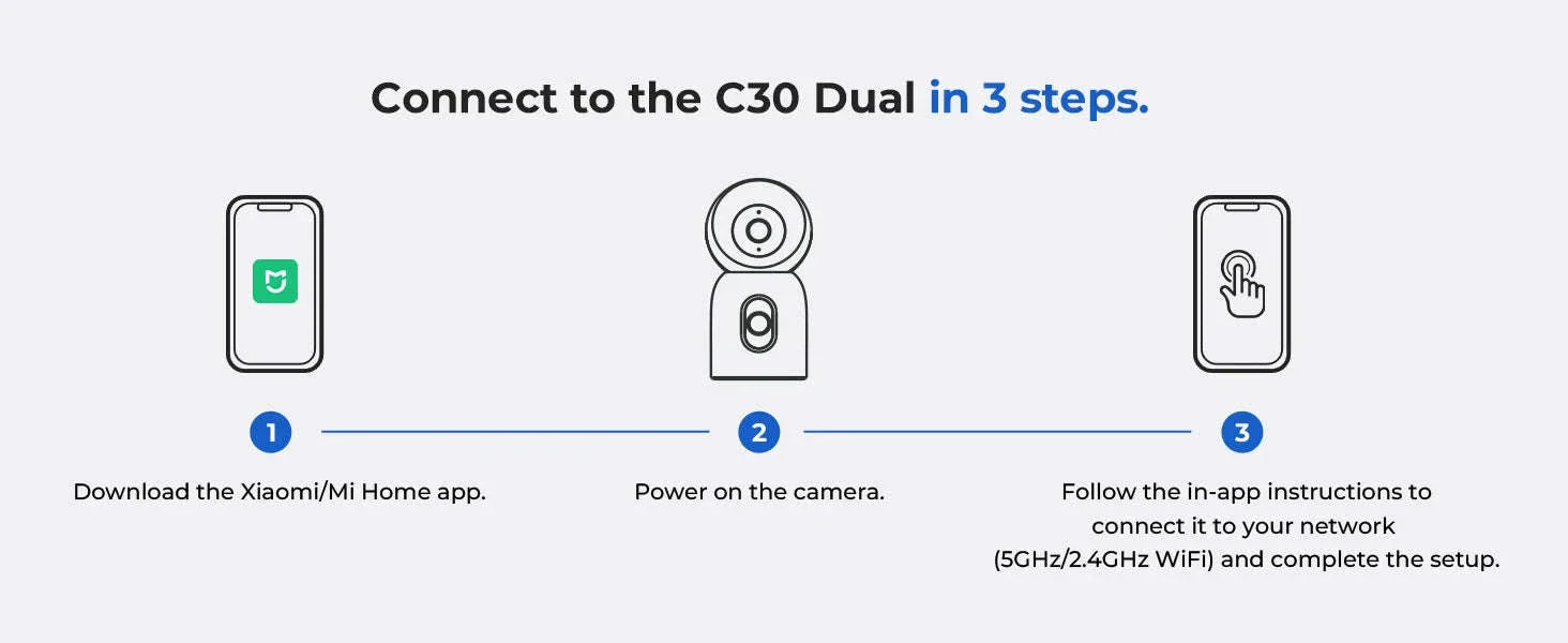 IMILAB C30 Dual 3K Indoor Security Camera with 360° Coverage - Image 26