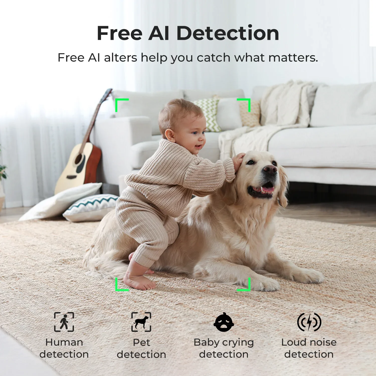 IMILAB SC230 2.5K Indoor Wi-Fi Security Camera with AI Detection - Image 5
