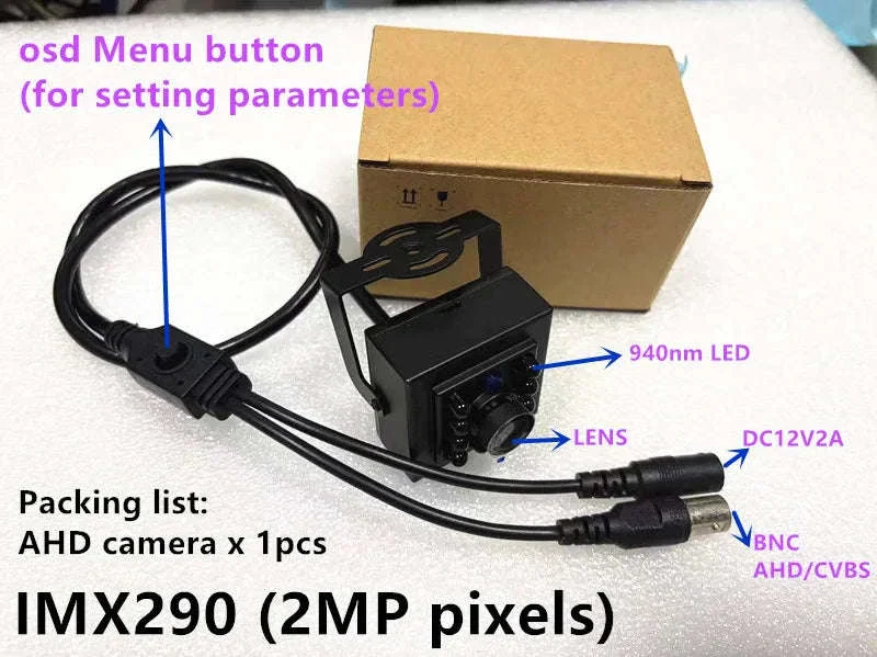 Night Vision Mini AHD Camera with IRCUT for Indoor Monitoring - Image 14