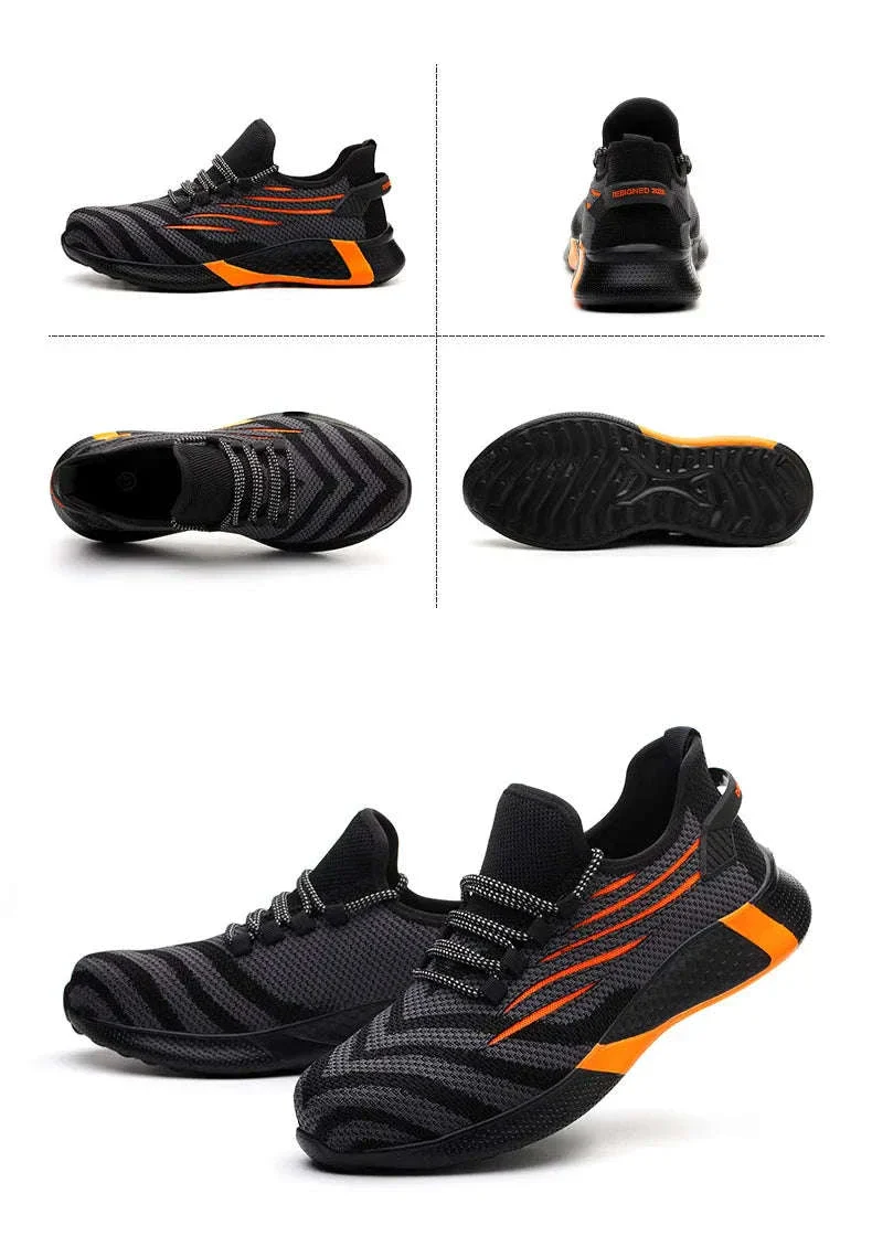 Men's Indestructible Work Safety Shoes for Daily Jobsite Protection - Image 26