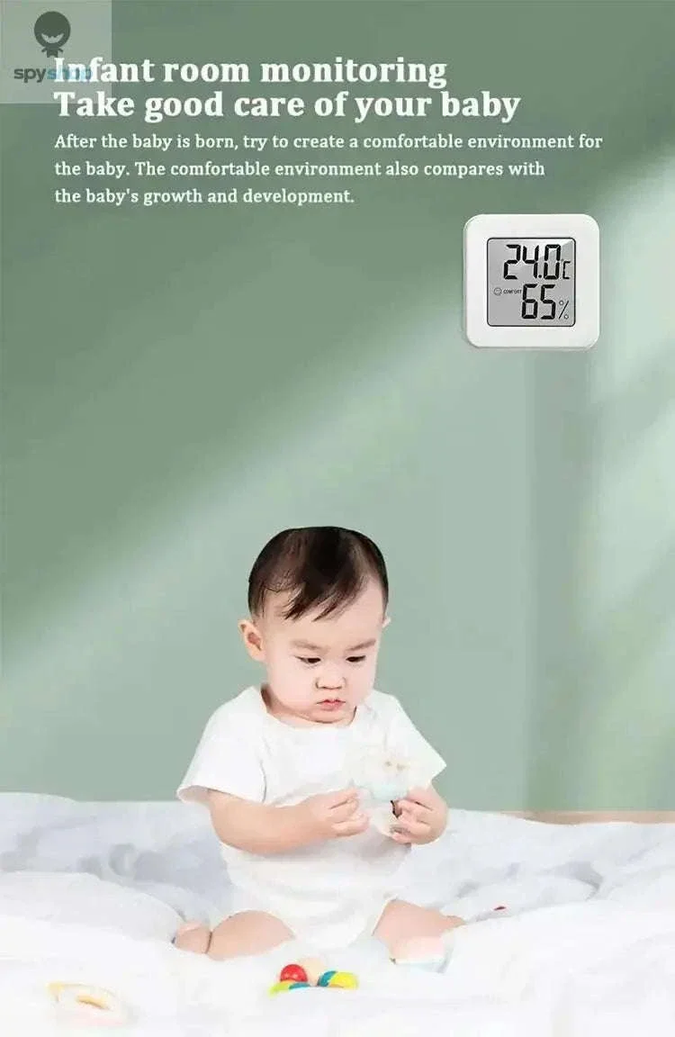 Indoor Mini Temperature and Humidity Meter for Clear Climate Tracking - Image 13