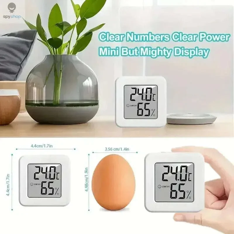 Indoor Mini Temperature and Humidity Meter for Clear Climate Tracking - Image 3