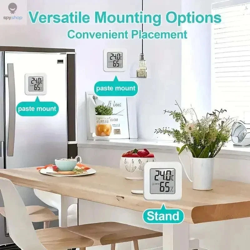 Indoor Mini Temperature and Humidity Meter for Clear Climate Tracking - Image 5