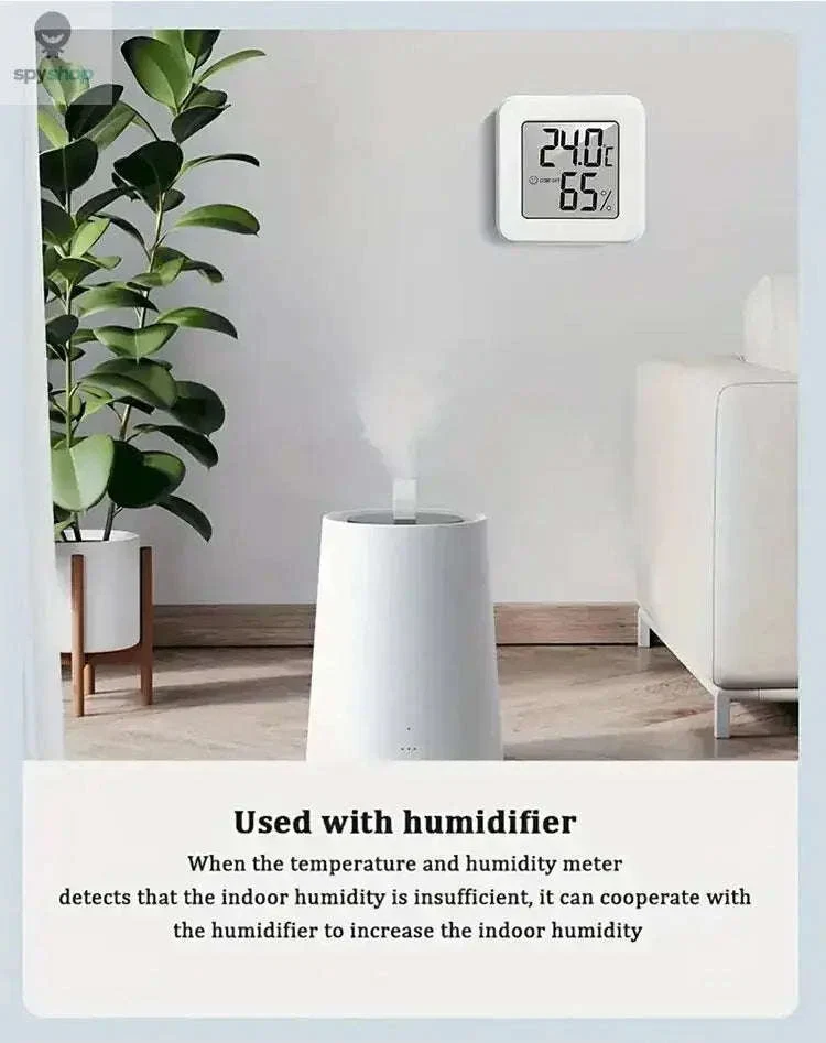 Indoor Mini Temperature and Humidity Meter for Clear Climate Tracking - Image 8