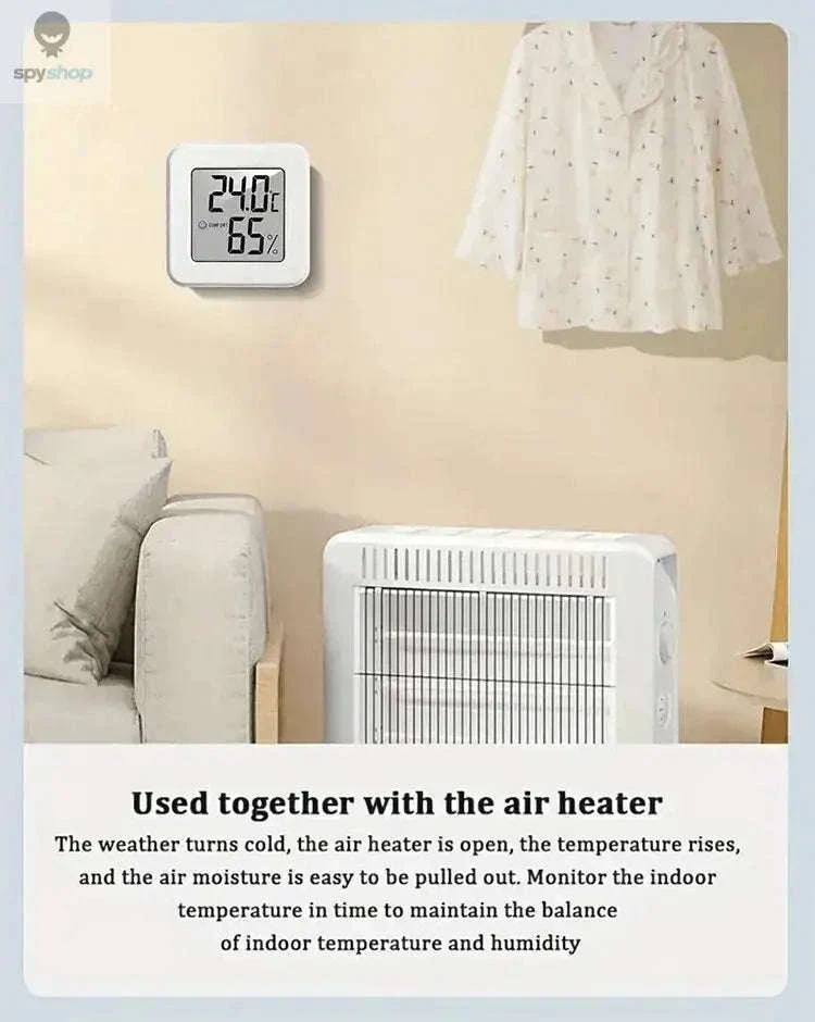 Indoor Mini Temperature and Humidity Meter for Clear Climate Tracking - Image 9