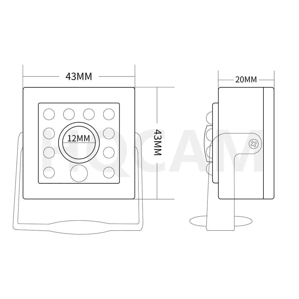 Infrared USB Camera with 1080P Night Vision Mini Metal Case - Image 7