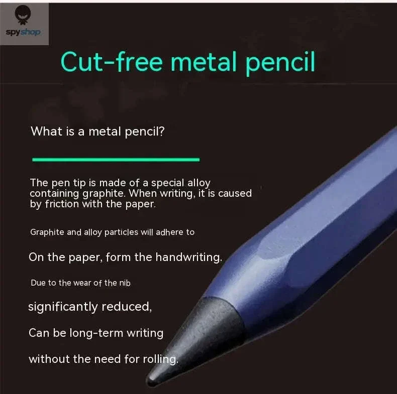 Eternal Metal Inkless Pen with Alloy Tip for Daily Writing - Image 8