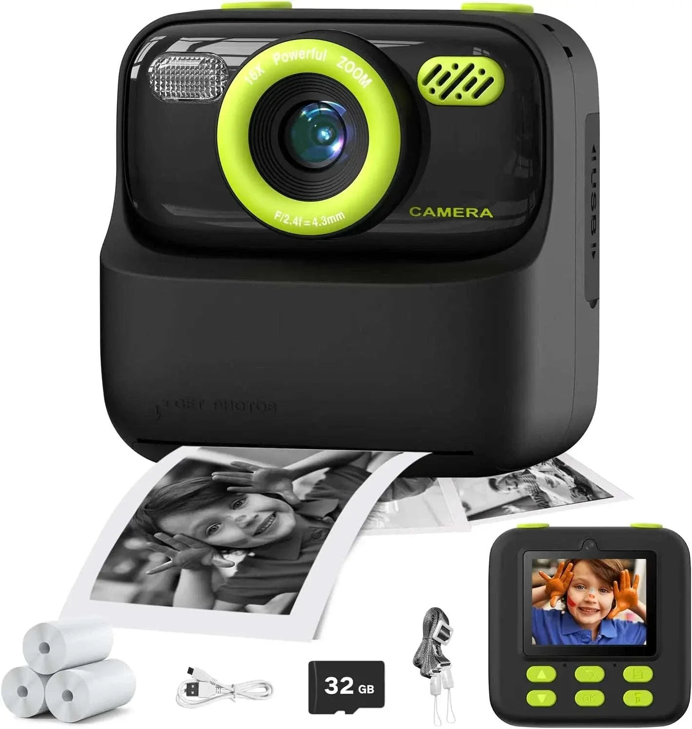 Kids Instant Print Camera with 1080P HD Dual Lenses - Image 15