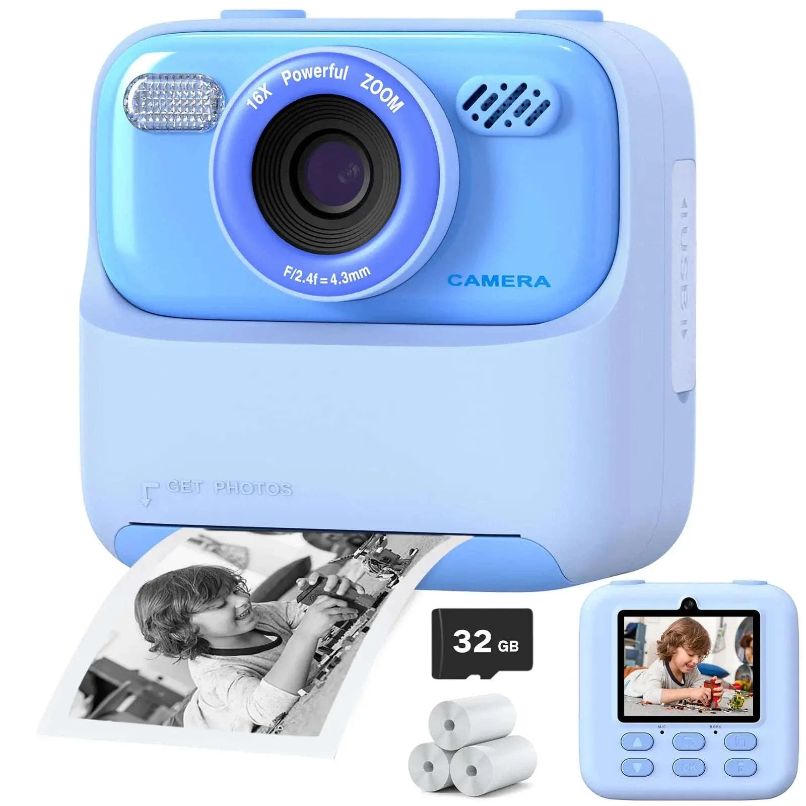 Kids Instant Print Camera with 1080P HD Dual Lenses - Image 18