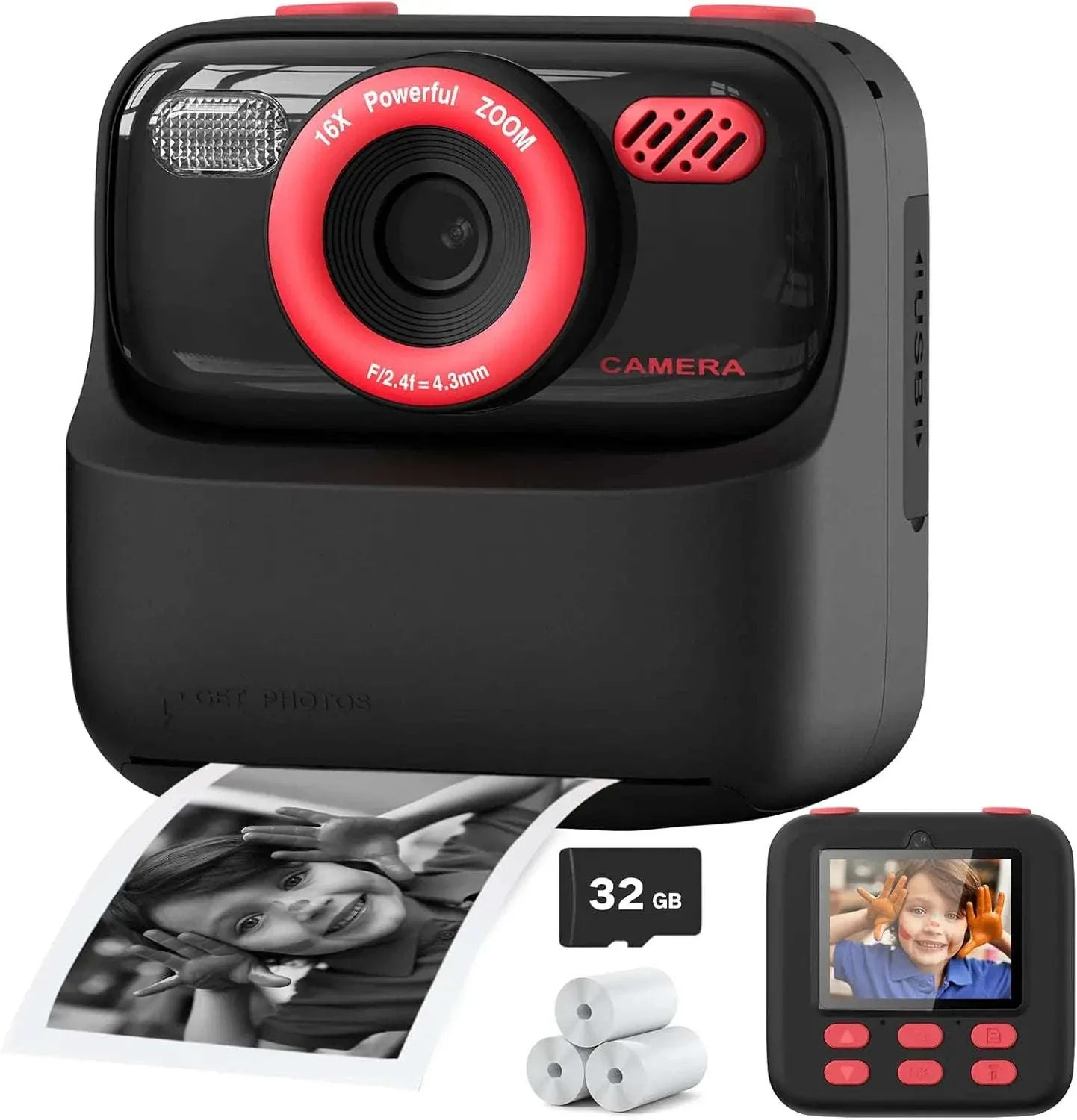 Kids Instant Print Camera with 1080P HD Dual Lenses - Image 19