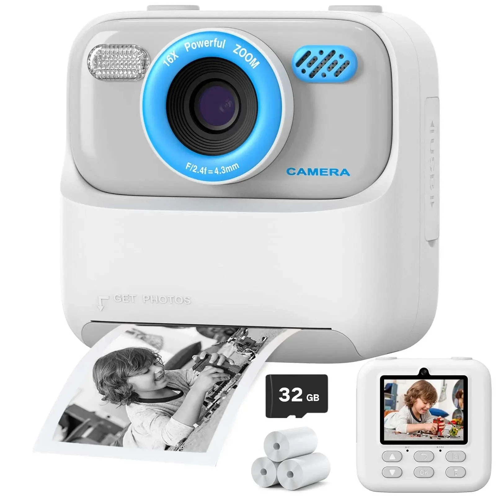 Kids Instant Print Camera with 1080P HD Dual Lenses - Image 22