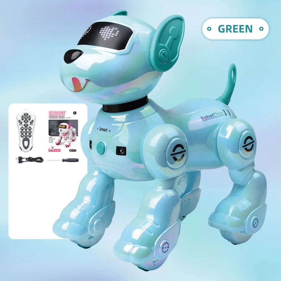 Programmable Remote Control Robot Dog Toy with Stunts and Voice Response - Image 36