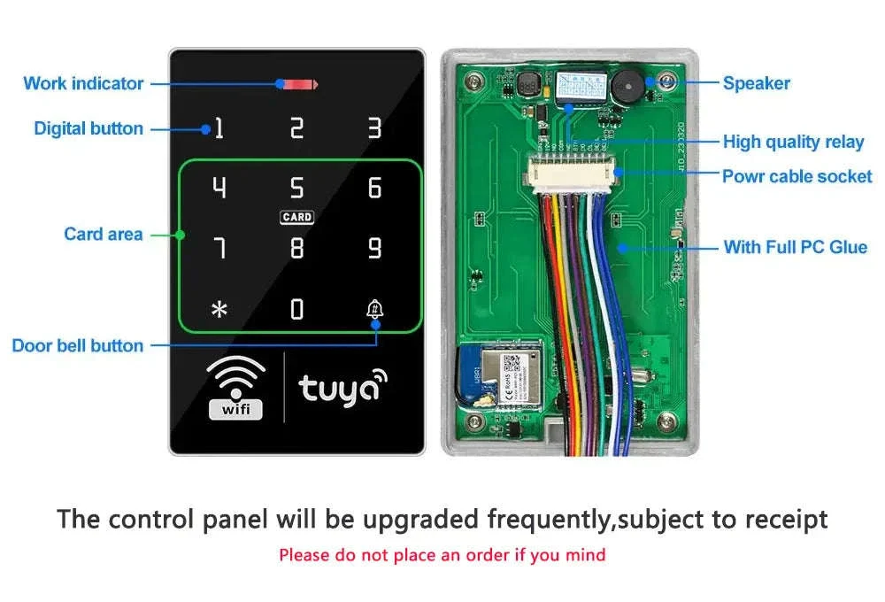 WiFi Tuya RFID Access Controller IP68 Smart Entry Control - Image 17