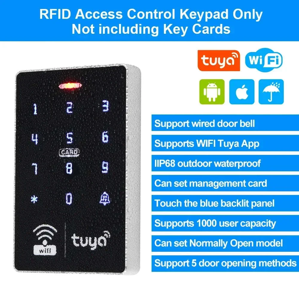 WiFi Tuya RFID Access Controller IP68 Smart Entry Control - Image 23