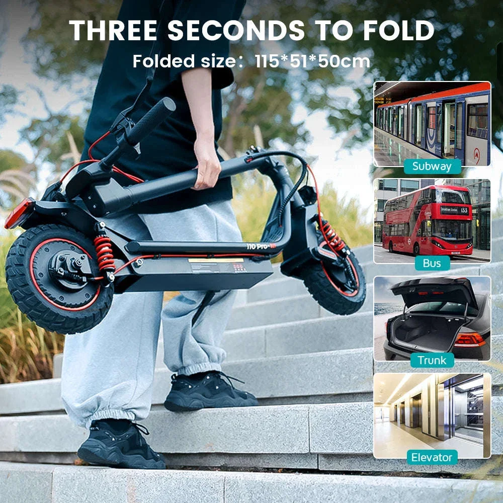 iScooter i10Pro Electric Scooter with Long-Range Power - Image 13