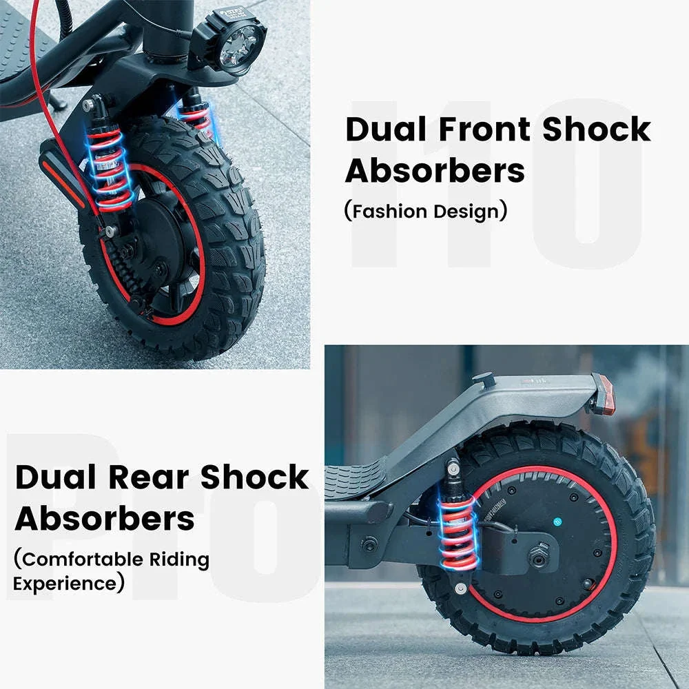 iScooter i10Pro Electric Scooter with Long-Range Power - Image 9