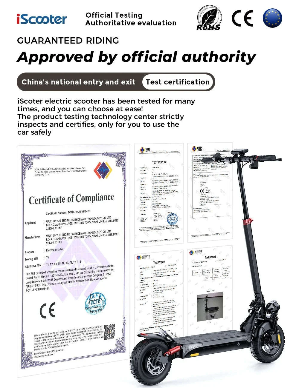 iScooter iX4 Electric Scooter 800W Off-Road Power - Image 15