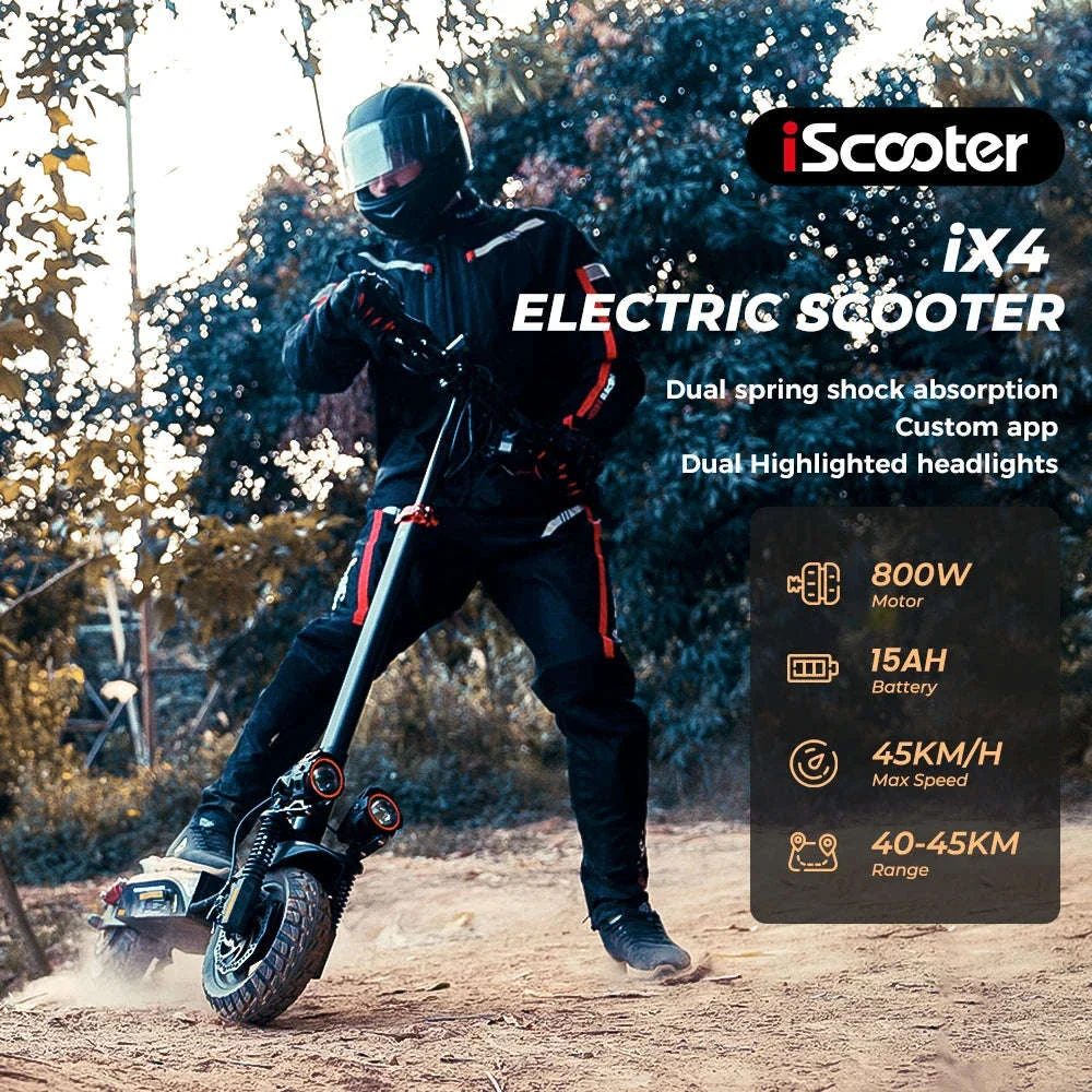 iScooter iX4 Electric Scooter 800W Off-Road Power - Image 7