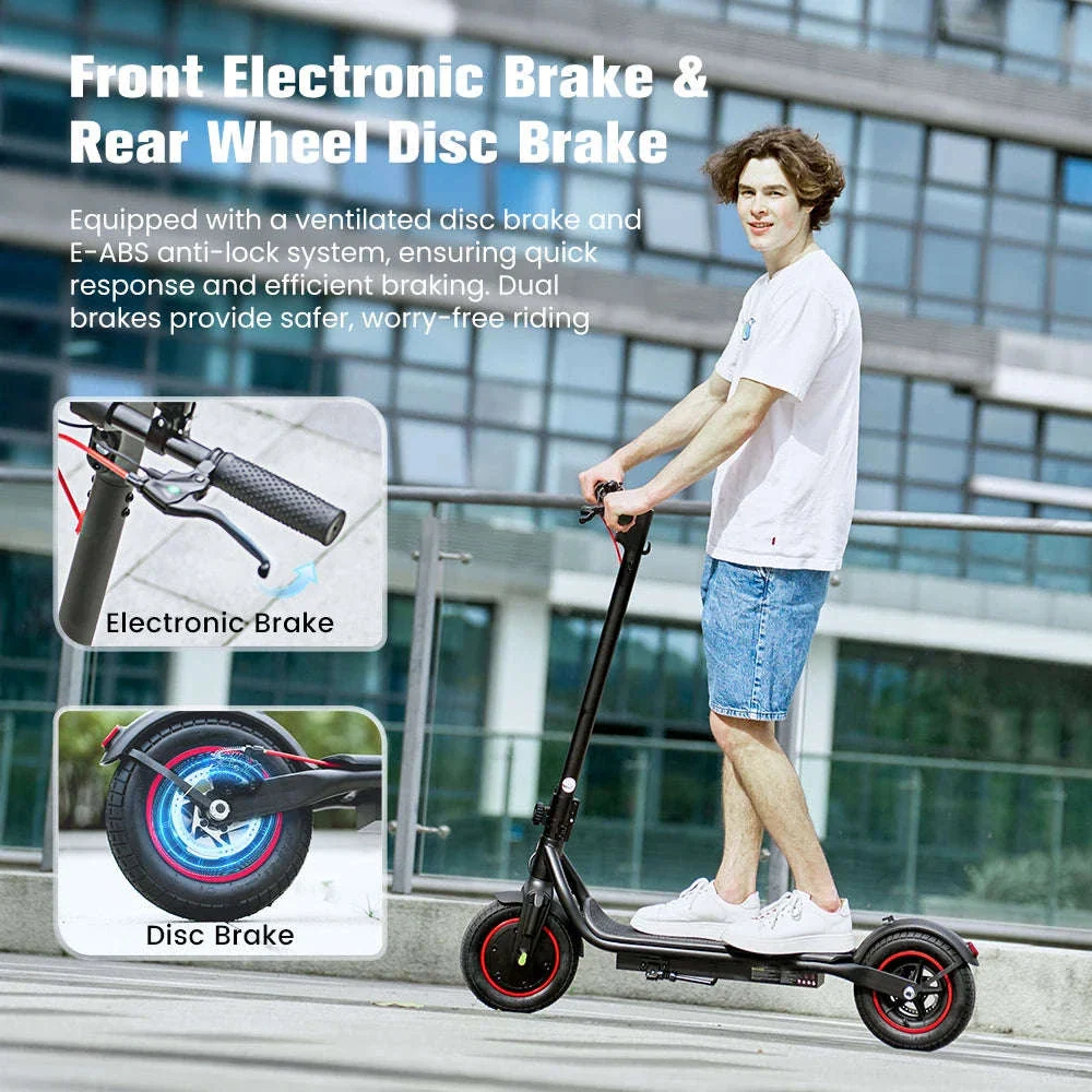 iScooter W6 Electric Scooter for Adults, 500W, 10-Inch Tires - Image 13