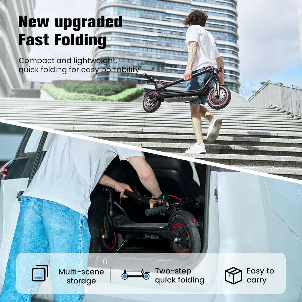 iScooter W6 Electric Scooter for Adults, 500W, 10-Inch Tires - Image 16