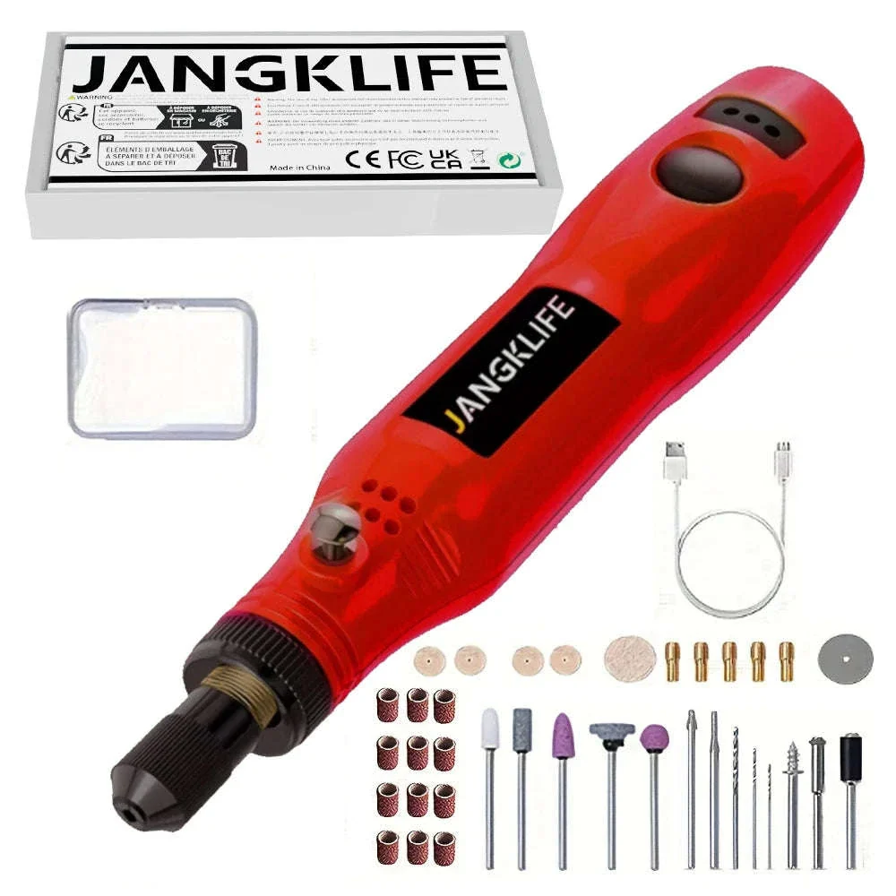 USB Cordless Rotary Tool Kit with 37 Accessories - Image 11