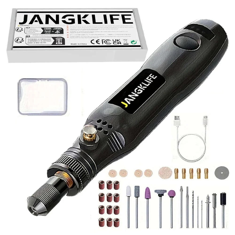 USB Cordless Rotary Tool Kit with 37 Accessories - Image 12