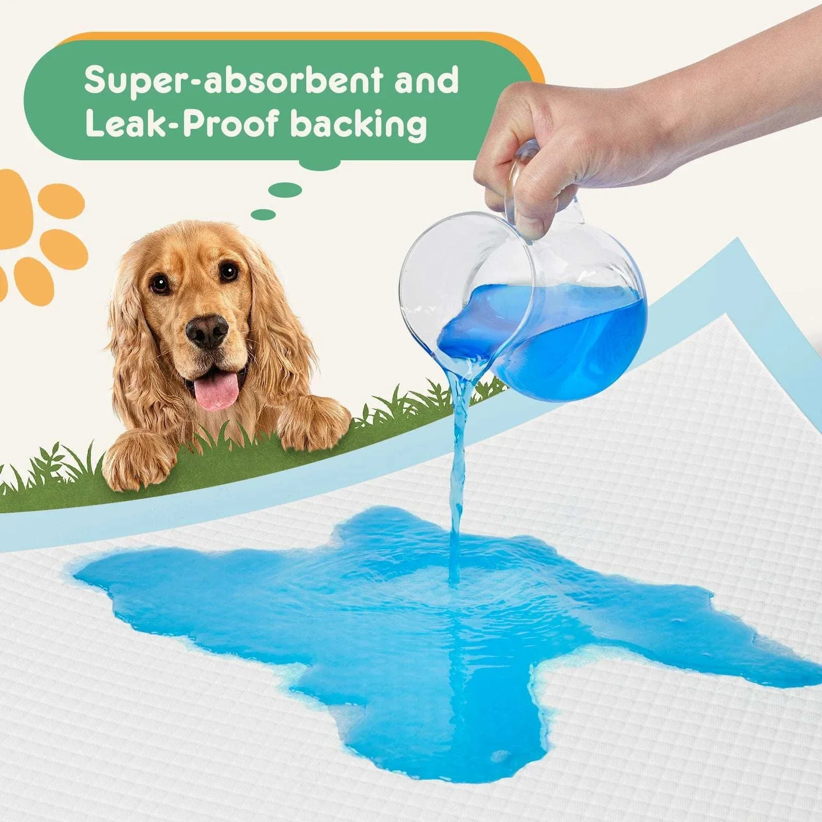 150 Count Super Absorbent Dog Pee Pads 22x22 Leakproof Training Pads - Image 3