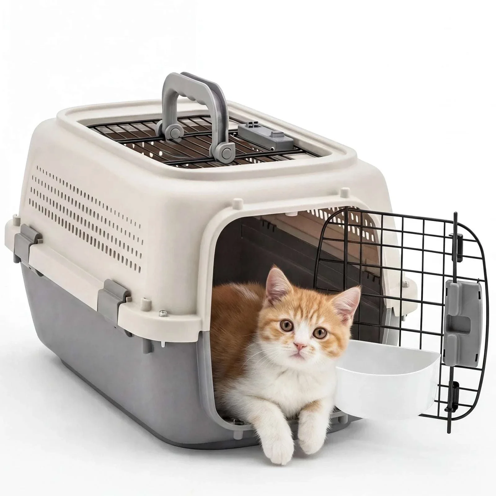 23-Inch Pet Carrier Travel Crate for Small Dogs & Cats - Image 7
