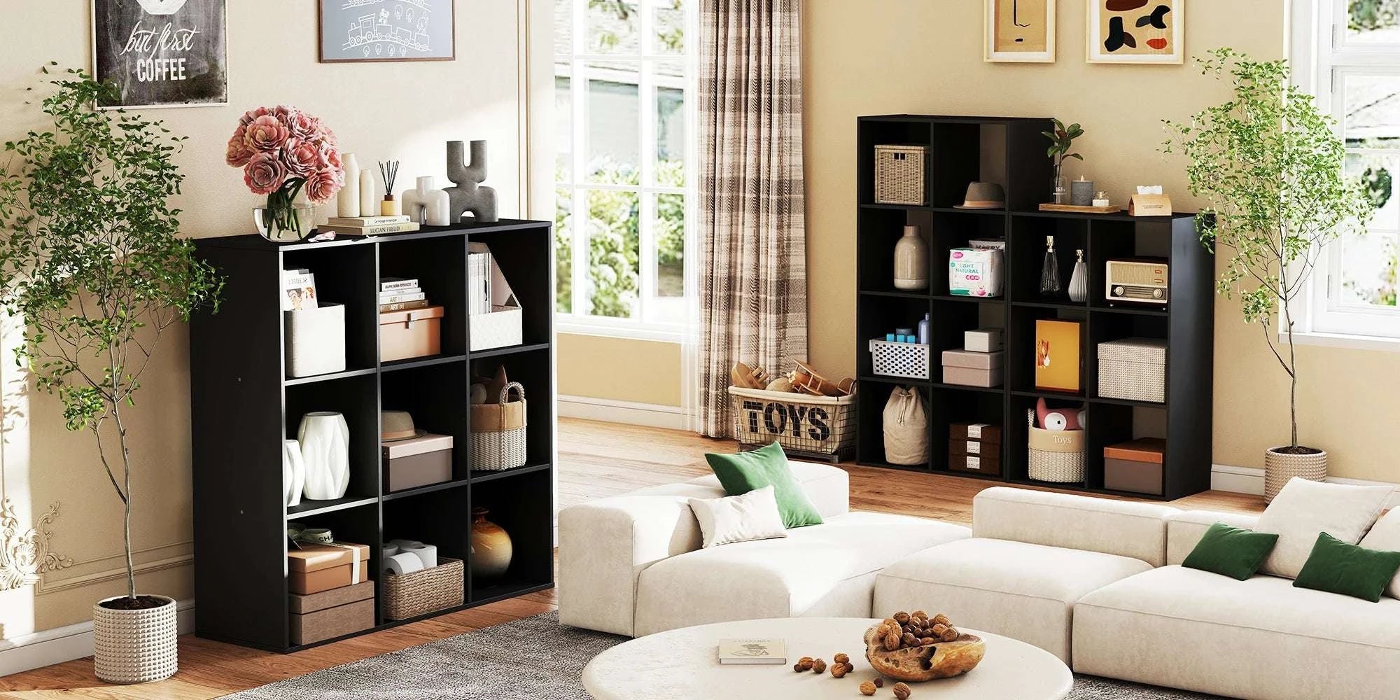 9 Cube Storage Organizer Wooden Bookcase Shelf for Home - Image 6