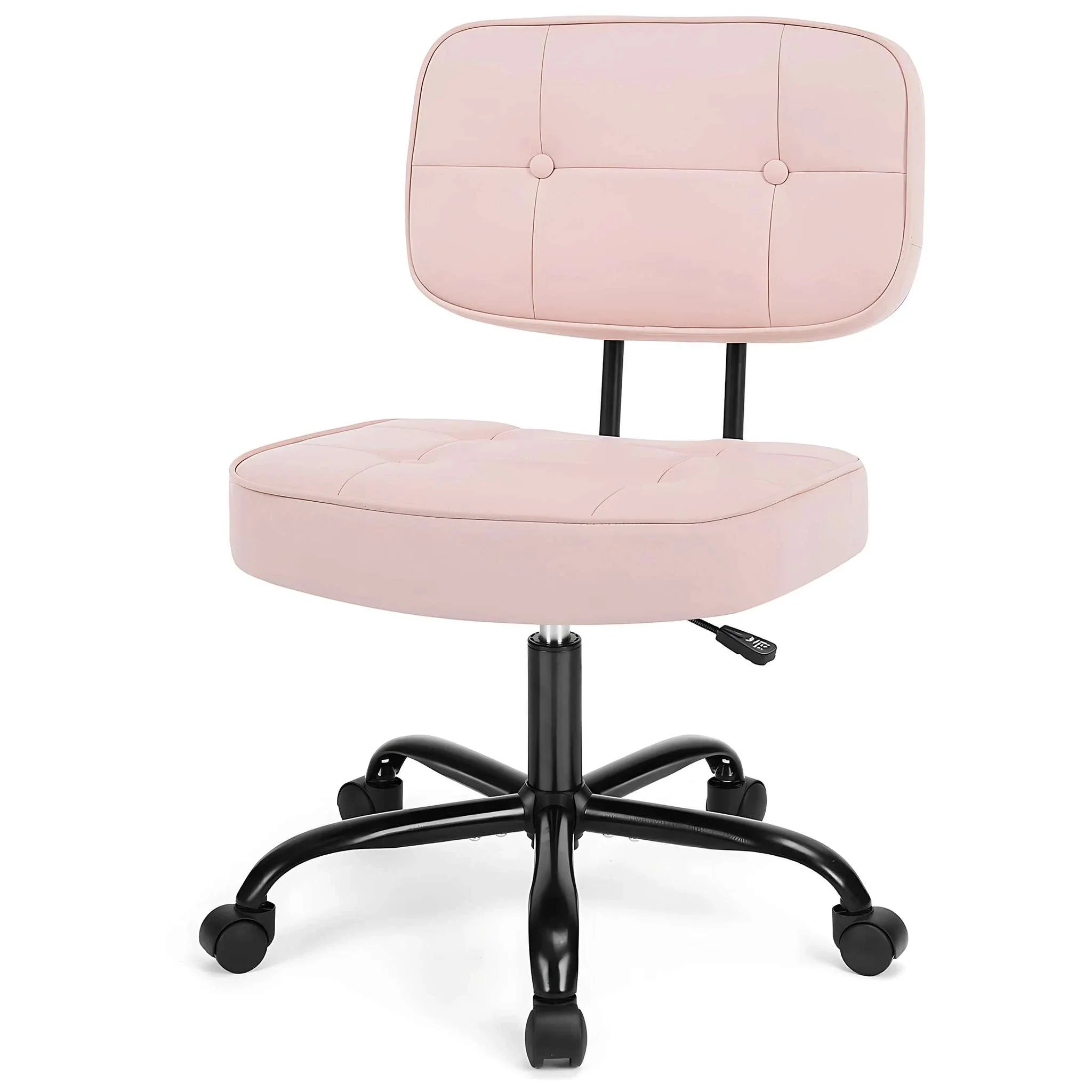 Ergonomic PU Leather Office Chair with Lumbar Support & Swivel - Image 7