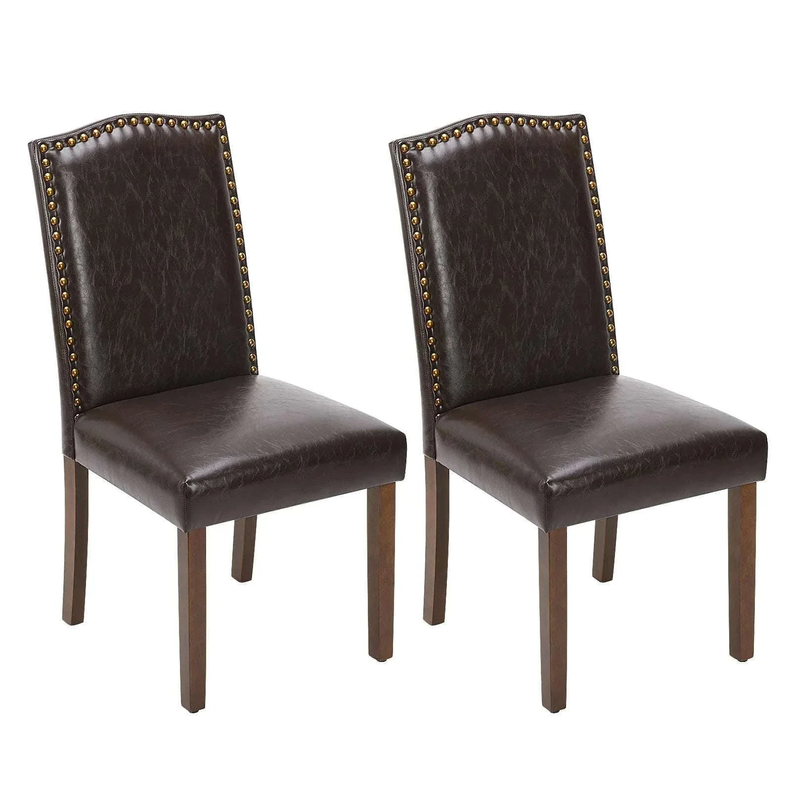 Upholstered Dining Chairs Set of 2 with Padded Backrest Cushion - Image 17