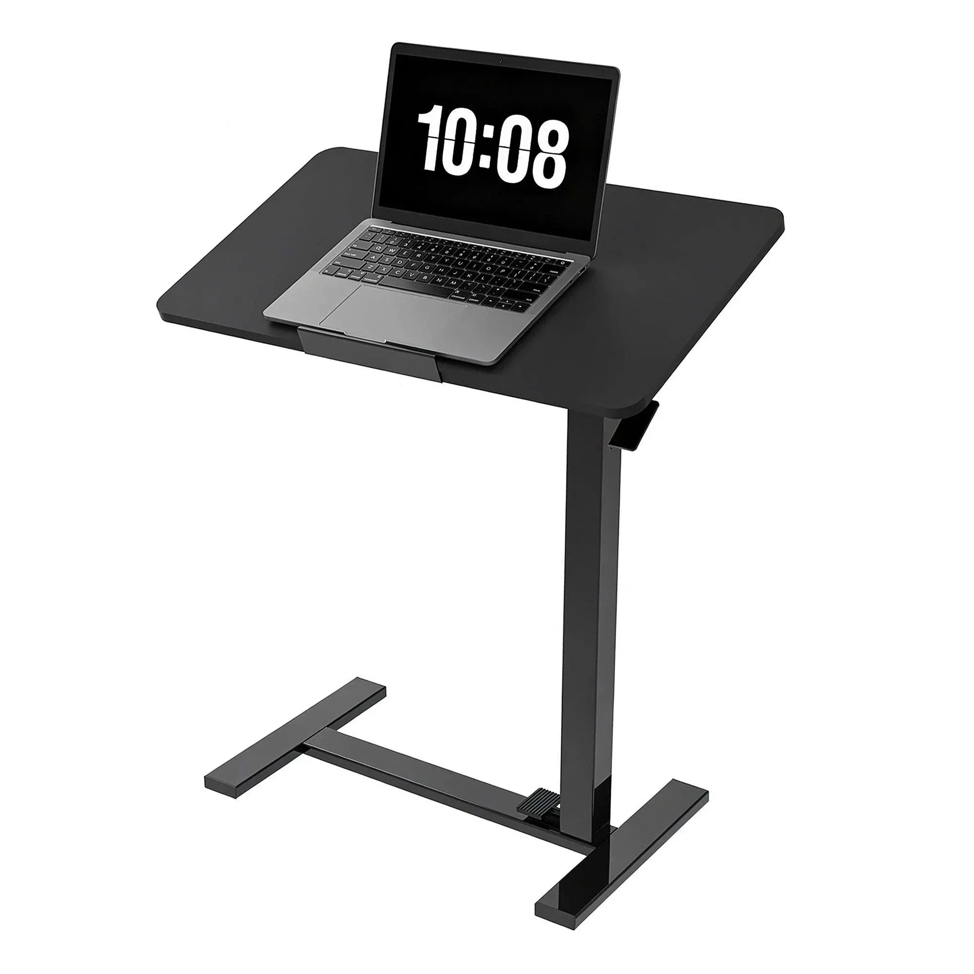 Height Adjustable Mobile Standing Desk with Pneumatic Lift Cart - Image 15