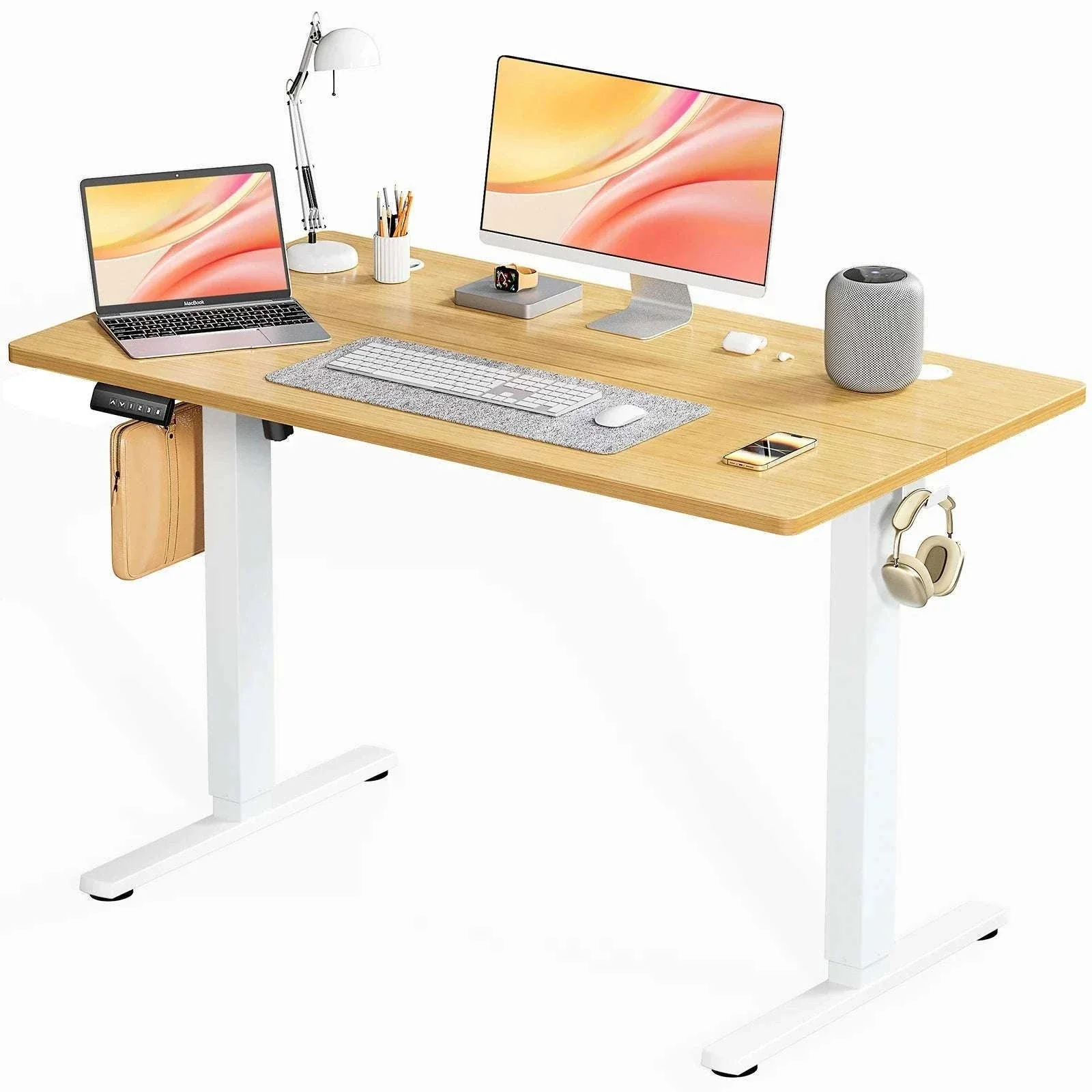 Electric Height Adjustable Standing Desk with Memory Settings - Image 16