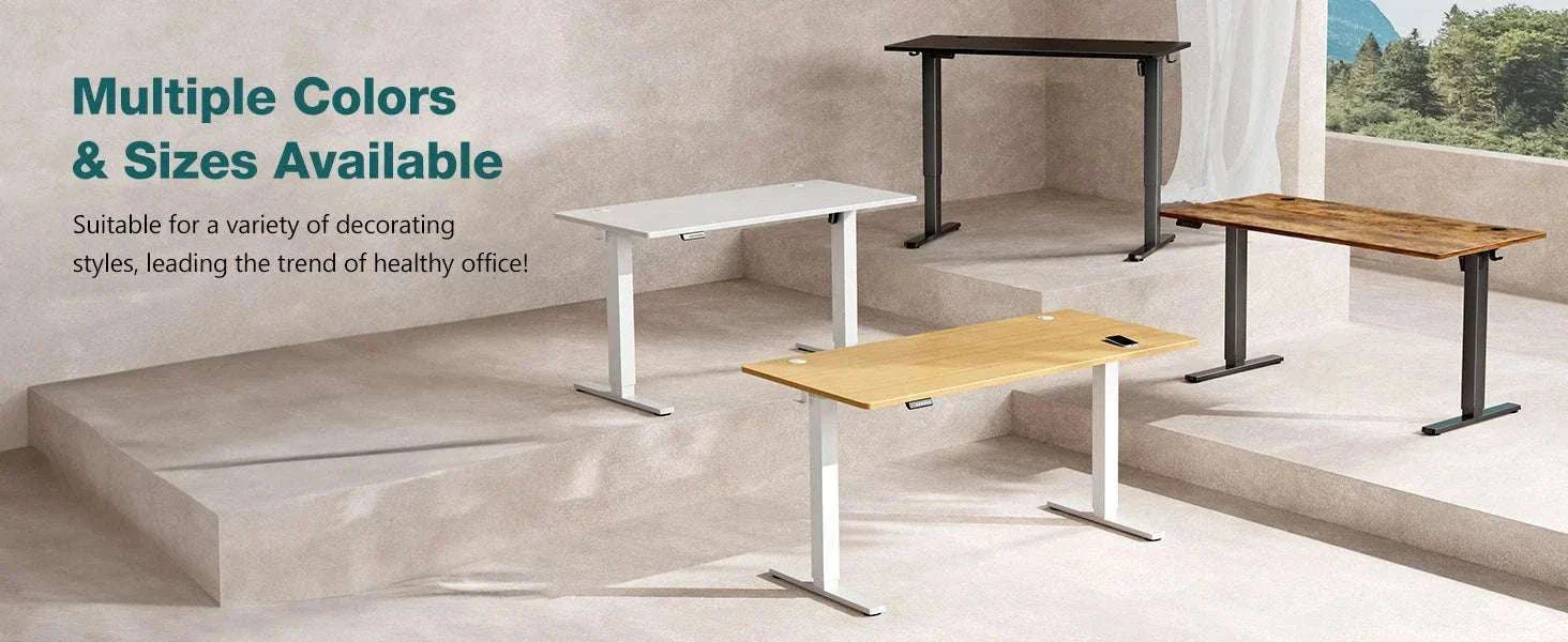 Electric Height Adjustable Standing Desk with Memory Settings - Image 8