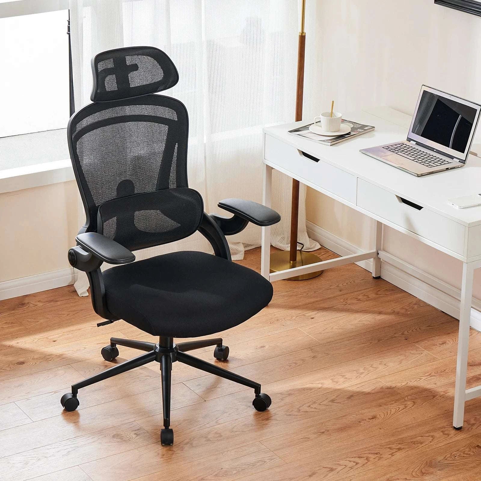 Ergonomic Mesh Office Chair with Adjustable Lumbar & 120° Tilt - Image 10